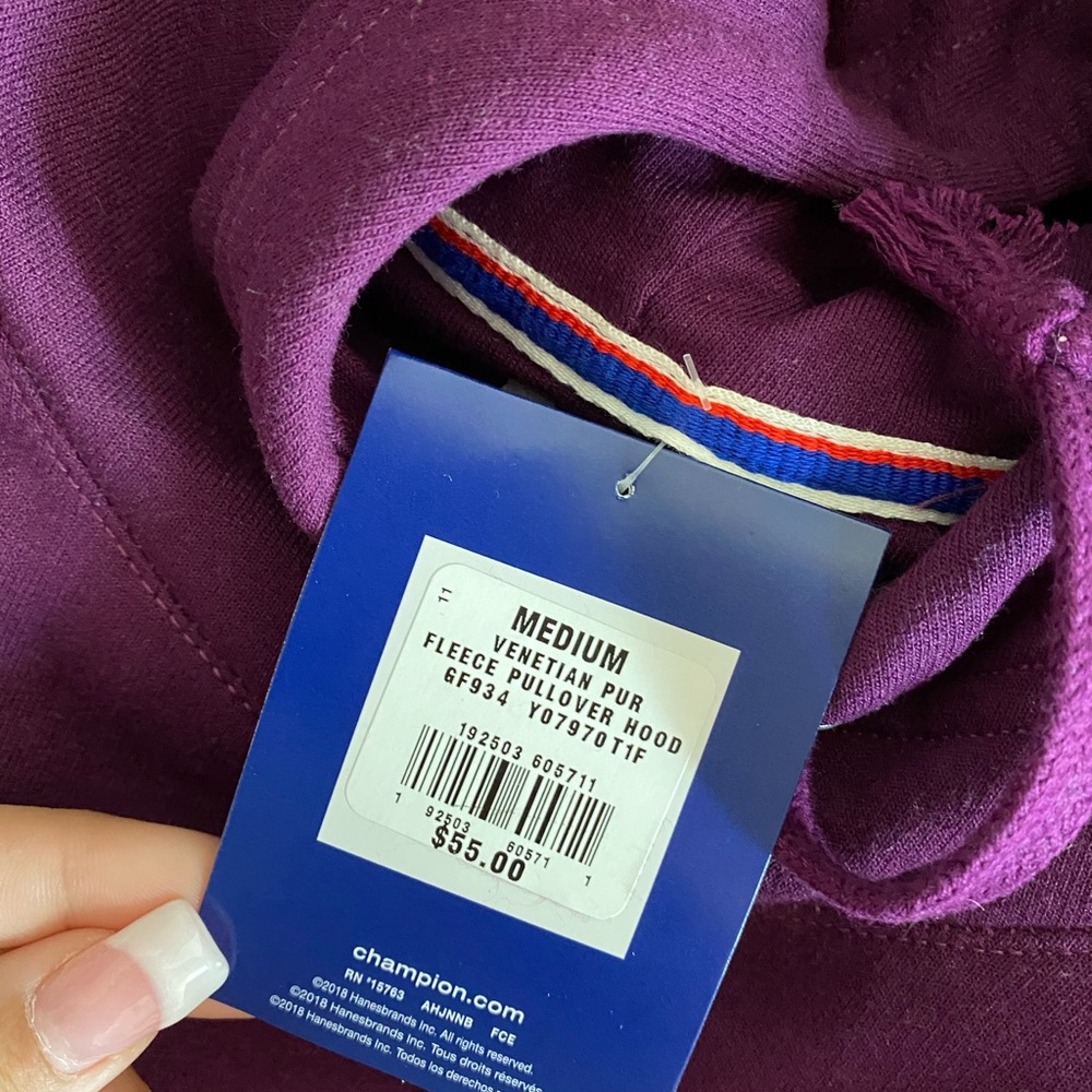 Purple Champion Hoodie